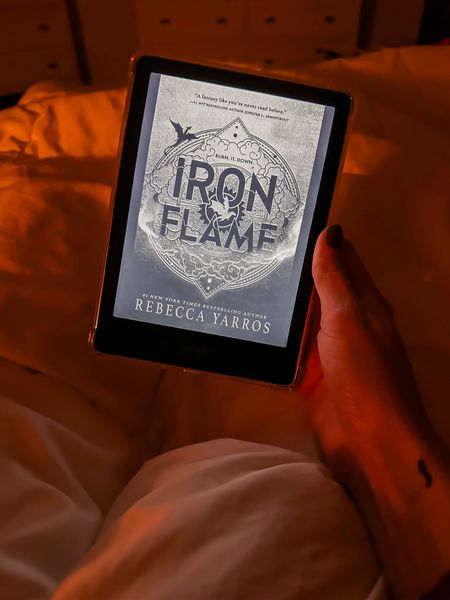 Bedtime reading - kindle + iron flame! 

E-reader // gift guide for her // gift ideas for readers // reading themed gifts 

#LTKSeasonal #LTKGiftGuide #LTKhome