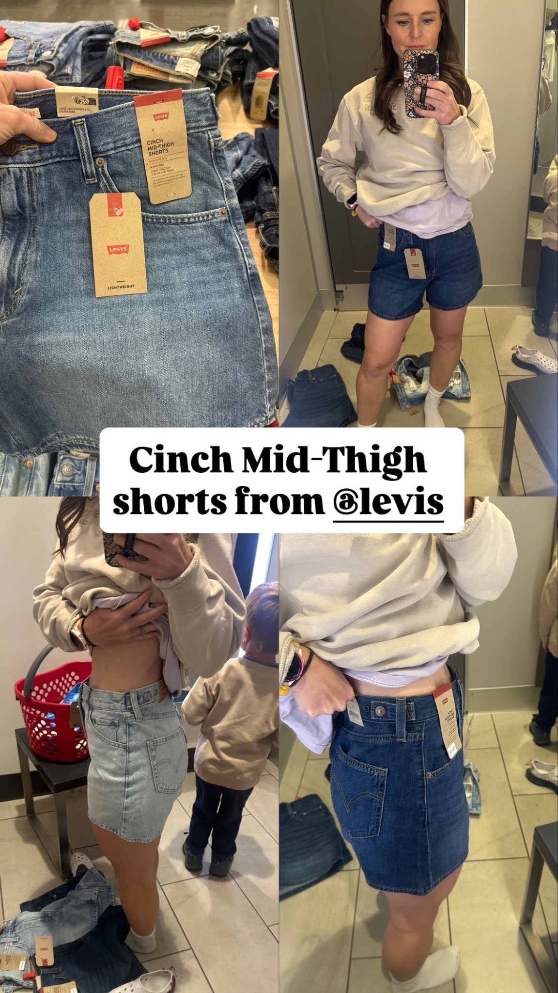 If you have an athletic or pear shape build… you NEED to try these!! 
Size 26 for reference !