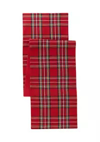 Biltmore® Red Plaid Table Runner | Belk