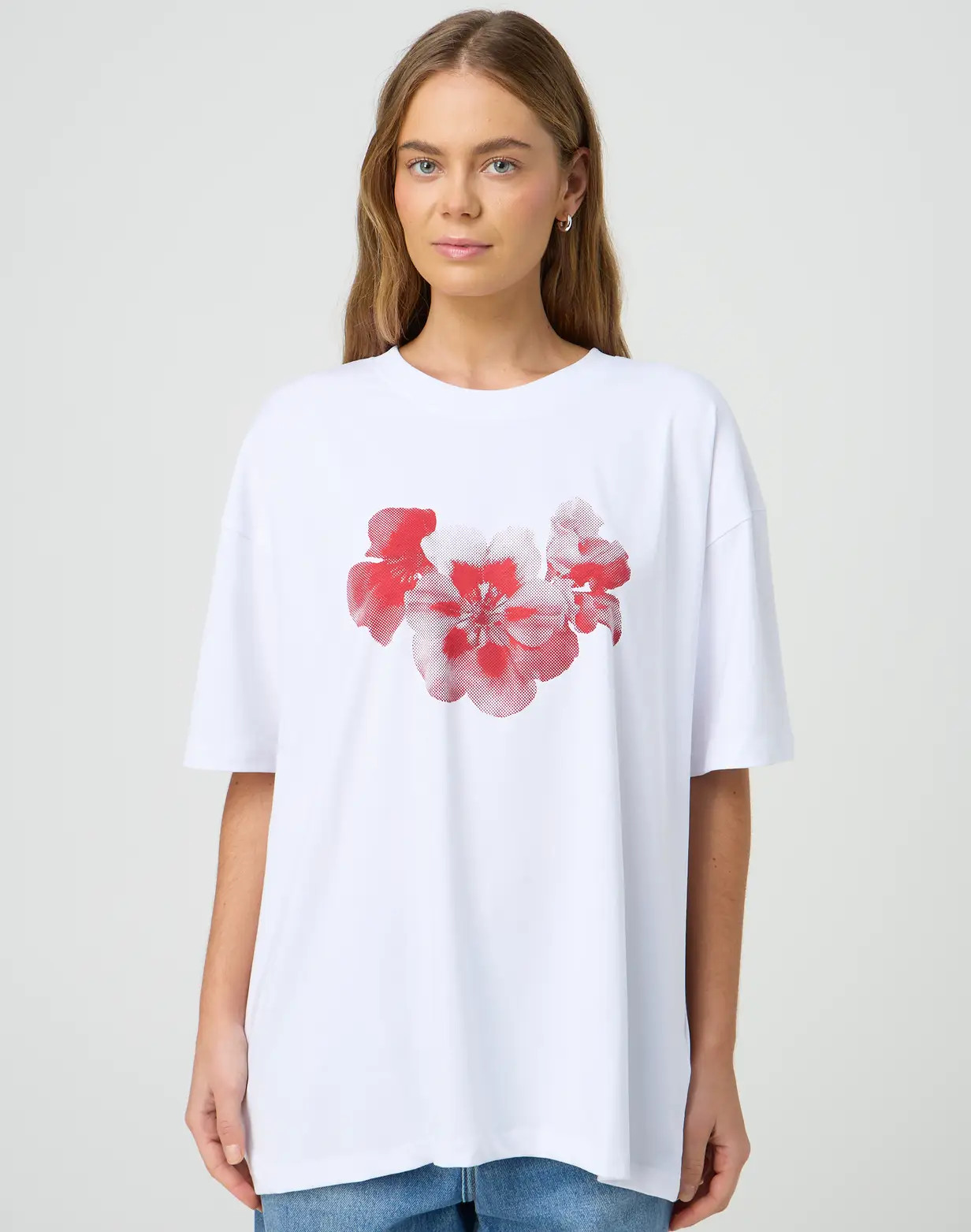 Print Oversized T-Shirt | Glassons (Australia)