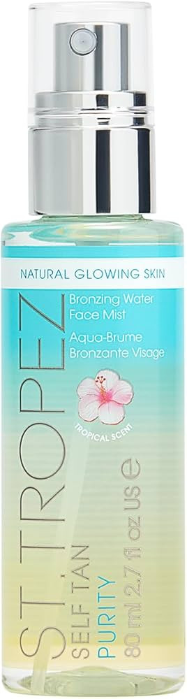 St. Tropez Self Tan Purity Face Mist, Natural Sunkissed Glow Face Tan with Hyaluronic Acid & Anti... | Amazon (US)