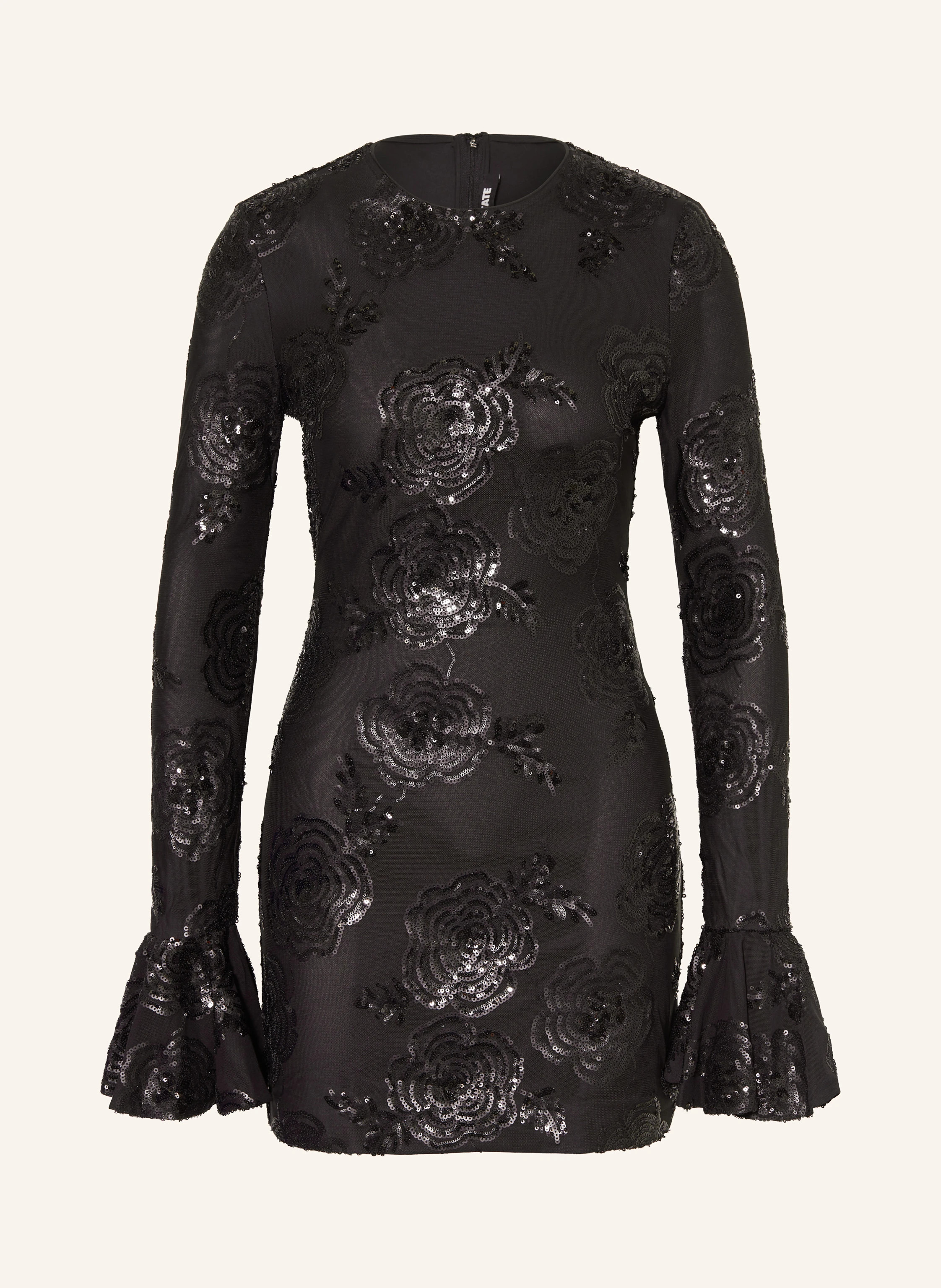 ROTATE Cocktailkleid mit Pailletten in schwarz | Breuninger (DACH)