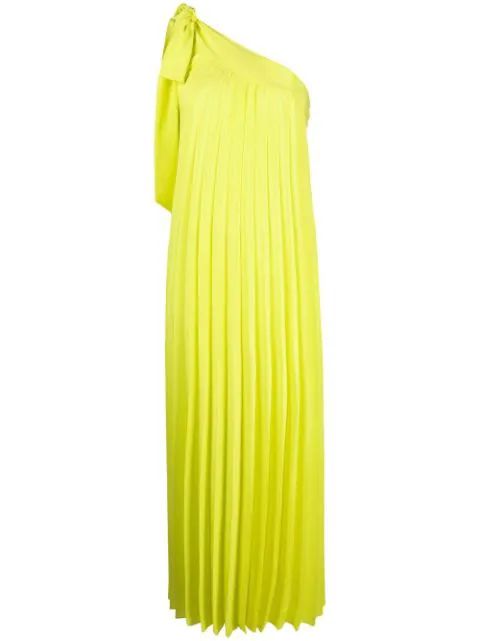 Potery pleated one-shoulder dress | Farfetch (US)
