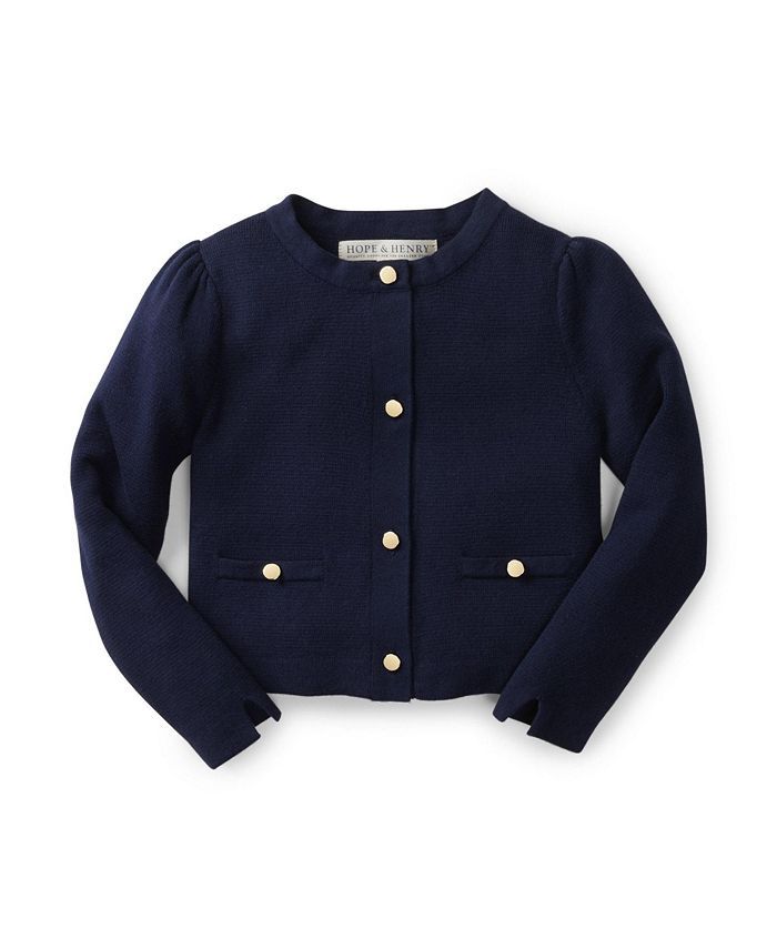 Hope & Henry Girls' Milano Stitch Cardigan, Kids & Reviews - Sweaters - Kids - Macy's | Macys (US)