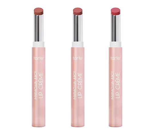tarte Maracuja Juicy Lip Creme Trio | QVC