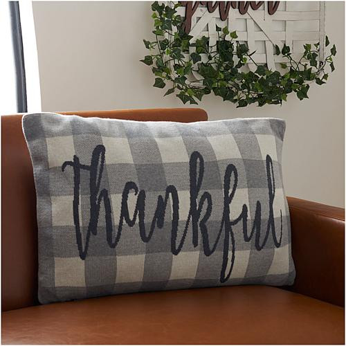 Safavieh Be Thankful 16"" x 24"" Pillow | HSN