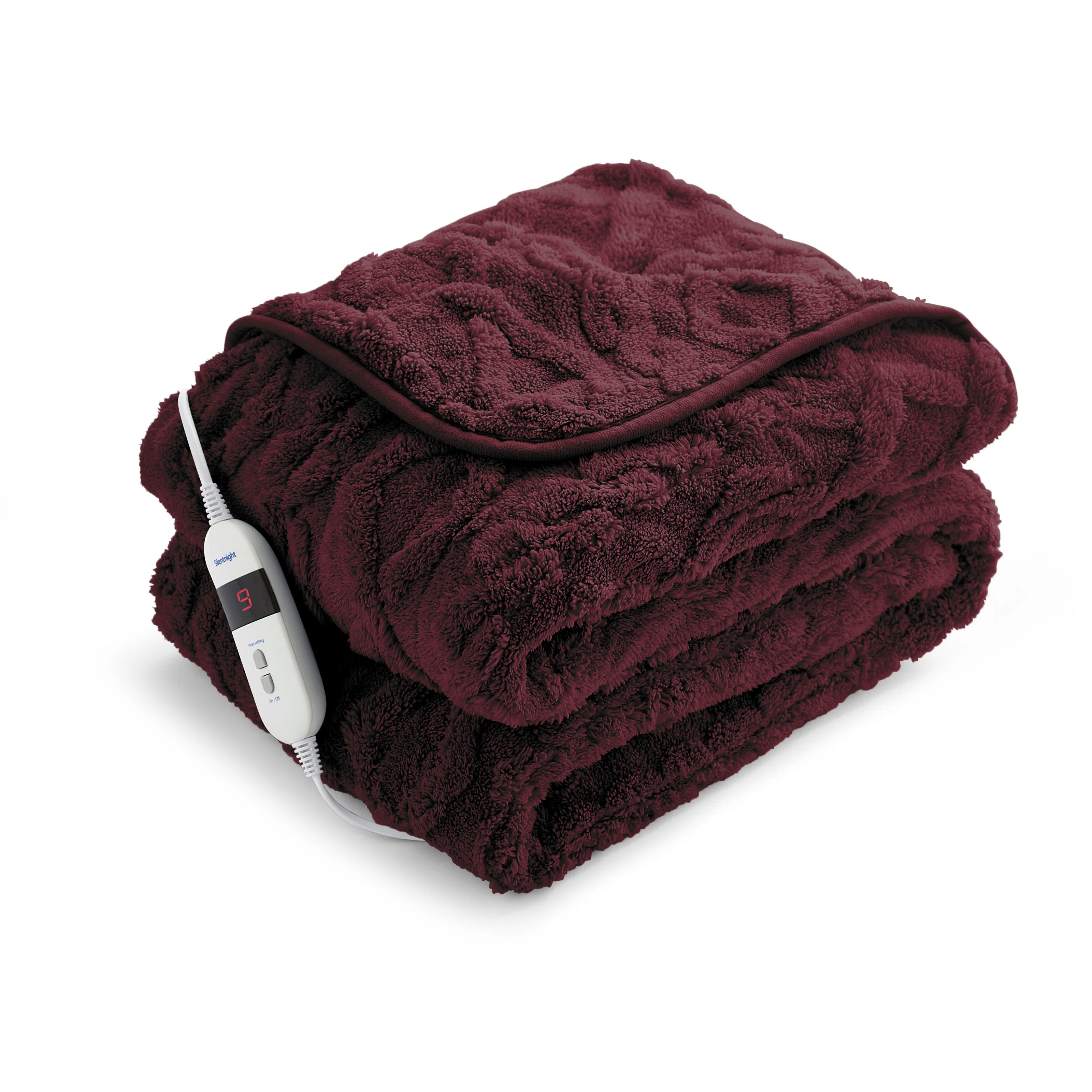 Silentnight Luxury Super Cosy Heated Throw 9 Heat Settings | Wayfair UK