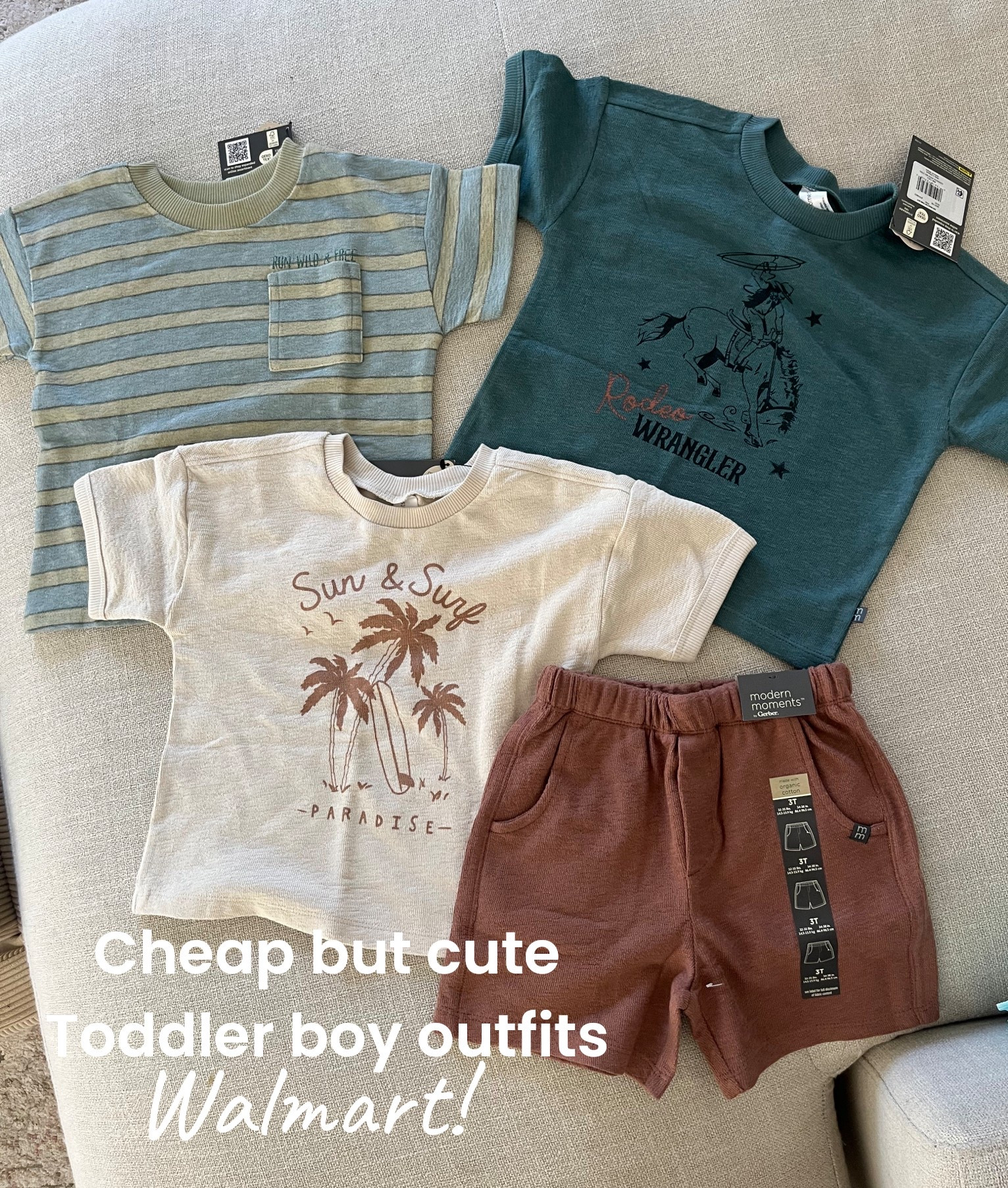 Cutest and cheap toddler boy outfits! So many cute beach summery prints and western cowboy prints. Love this quality terry cloth type of knit material! Looks like Zara but it’s Walmart!

#LTKmomlife #LTKBaby #LTKKids