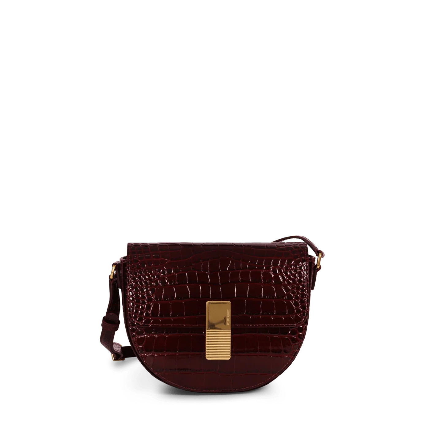 Sully Gold Edition - Burgundy Embossed Leather | ATELIERS AUGUSTE