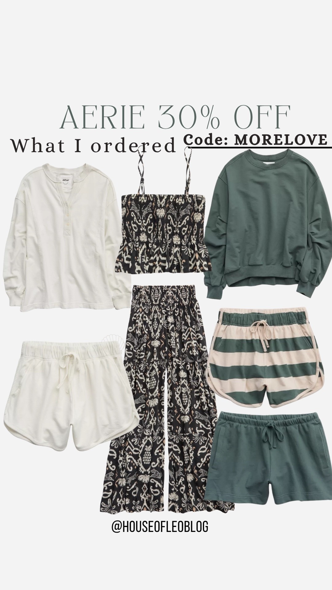 Code: MORELOVE thru 4/20. Aerie 

#LTKPetite #LTKSaleAlert #LTKxAerie