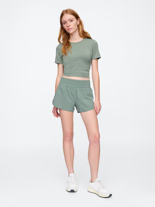 GapFit 3" Mid Rise Runaround Shorts | Gap Factory