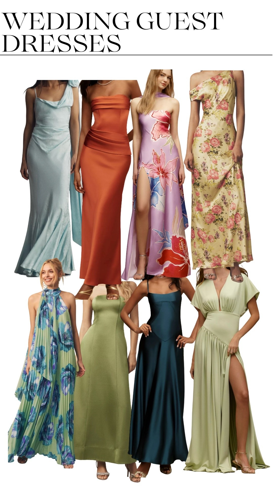 Wedding guest dresses from @anthropologie! You can use my code: CAITLYN20 for 20% off your order this weekend only!!!! Ends Monday! Some brands are excluded but not much! 