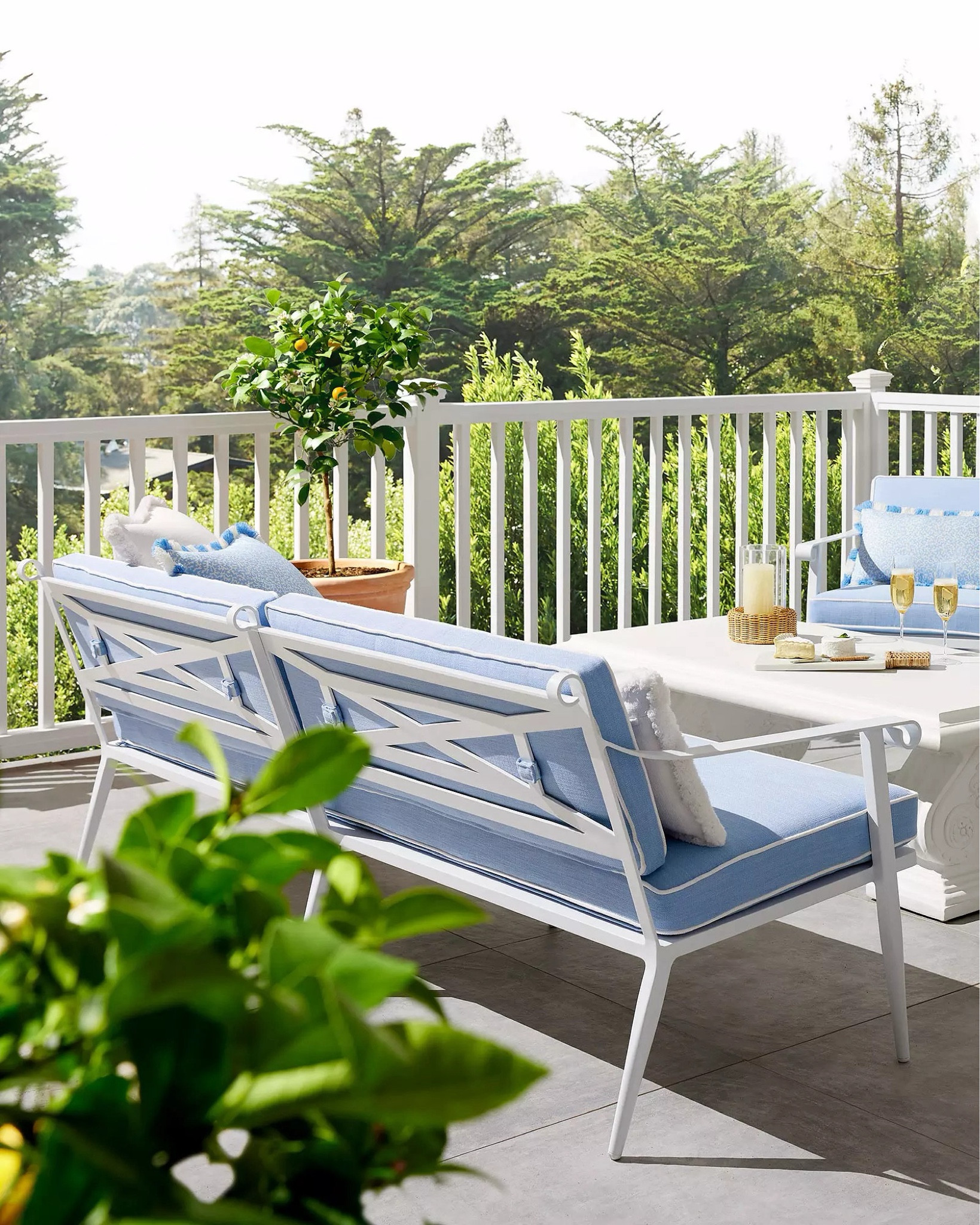 Prettiest outdoor sofa metal on sale and brand new!

#LTKstyletip #LTKsalealert #LTKhome