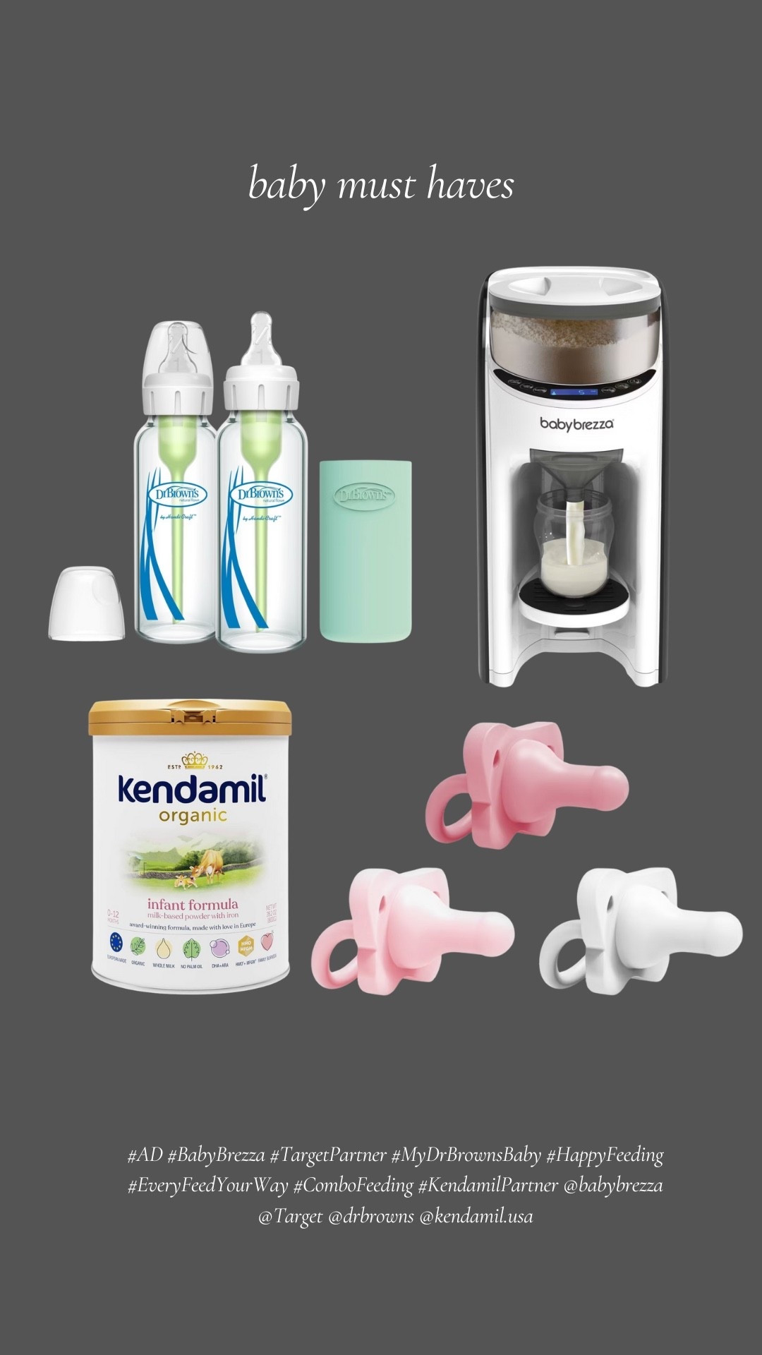 #ad Here are my favorite baby bottles from @Target and @drbrowns
#BabyBrezza #TargetPartner #MyDrBrownsBaby #HappyFeeding #EveryFeed YourWay #ComboFeeding #KendamilPartner @babybrezza @Target @drbrowns
@kendamil.usa