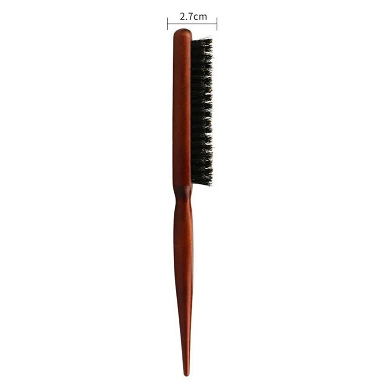 LEHOZIHEQ Deals Boar Bristle Teasing Hair Brush, Boar Bristle Soft Teasing Brush Fine Hair Wood H... | Walmart (US)