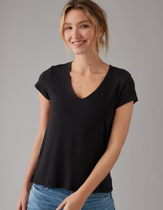 AE Soft & Sexy V-Neck T-Shirt | American Eagle Outfitters (US & CA)
