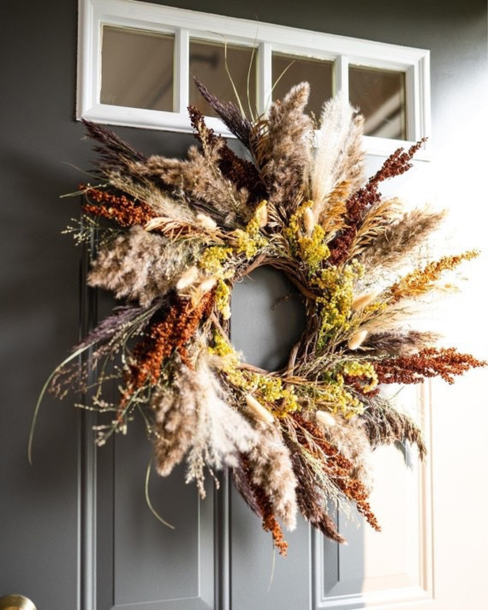 Dried floral fall wreath 

#LTKunder100 #LTKhome #LTKSeasonal