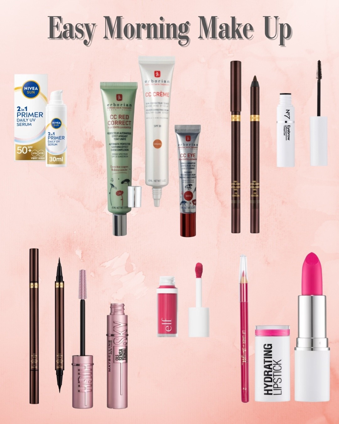 My 8 Minute morning make up routine! Sadly the blush looks to be no more so I have popped in an alternative! Also my eyebrow pencil is Primark so again I’ve added an alternative! 

#LTKbeauty #LTKworkwear #LTKstyletip