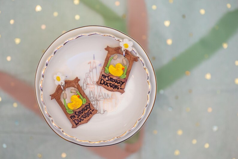 Snuggly Duckling- Earrings - Etsy | Etsy (US)