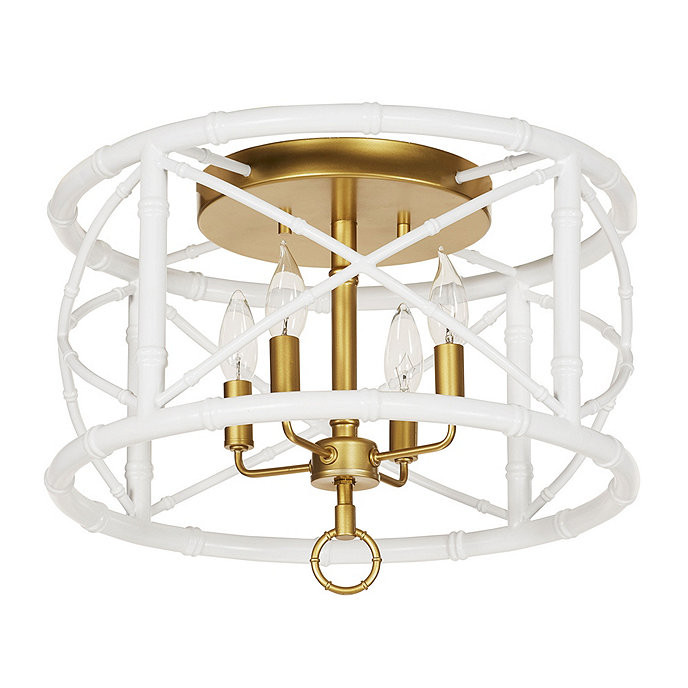 Bamboo Ceiling Mount Light Fixture | Ballard Designs, Inc.