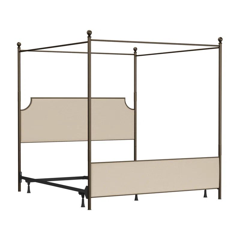 Poteau King Low Profile Canopy Bed | Wayfair North America