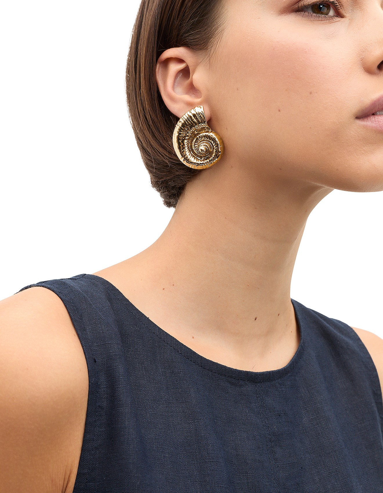 SPIRAL SHELL OVERSIZED STUD | David Jones (Australia & New Zealand)