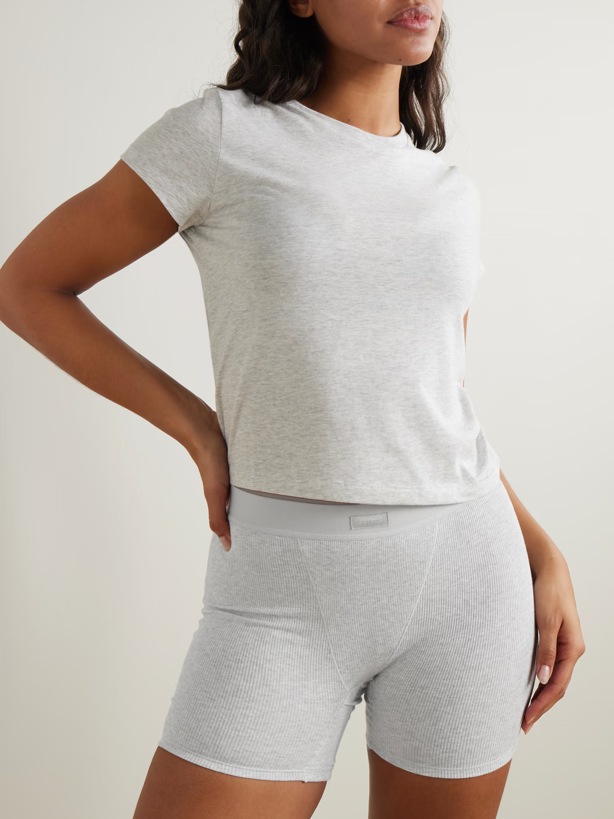 Cotton Rib Boxer 3-Pack - Bone, Light Heather Grey, Soot | NET-A-PORTER (UK & EU)