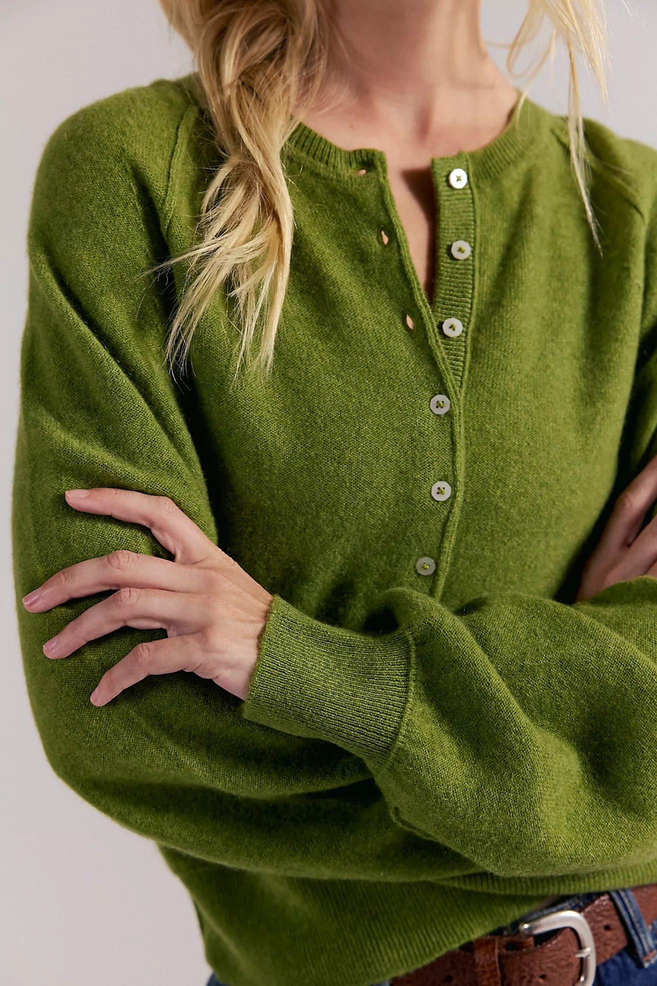 Porta Cashmere Henley Sweater | Free People (Global - UK&FR Excluded)