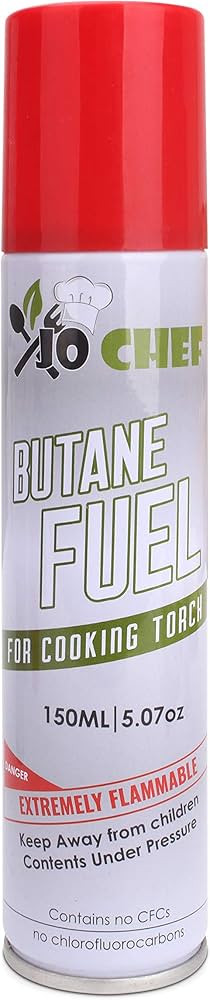Jo Chef Butane Fuel Refill, 150 ml 5.07 oz, Butane Torch Fuel, Butane Gas Refill for Kitchen Torc... | Amazon (US)