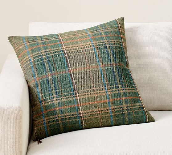 Woodrow Plaid Pillow | Pottery Barn (US)