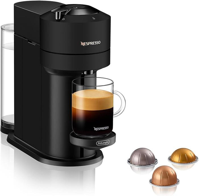 Nespresso Vertuo Next ENV120.BM Capsule Coffee Machine, Single-Serve, 5 Cup Sizes, Centrifusion Technology, Welcome Set Included, Matt Black | Amazon (UK)