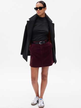 Corduroy Mini Skirt with Washwell | Gap (US)