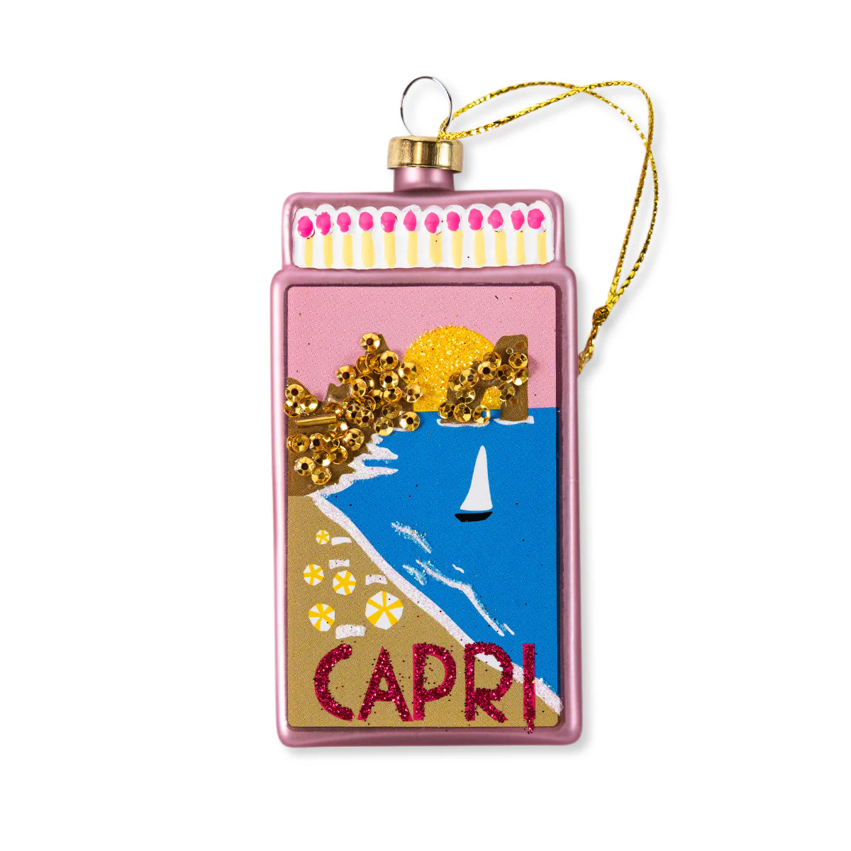 Furbish Studio Matchbook Ornament - Capri | Furbish Studio