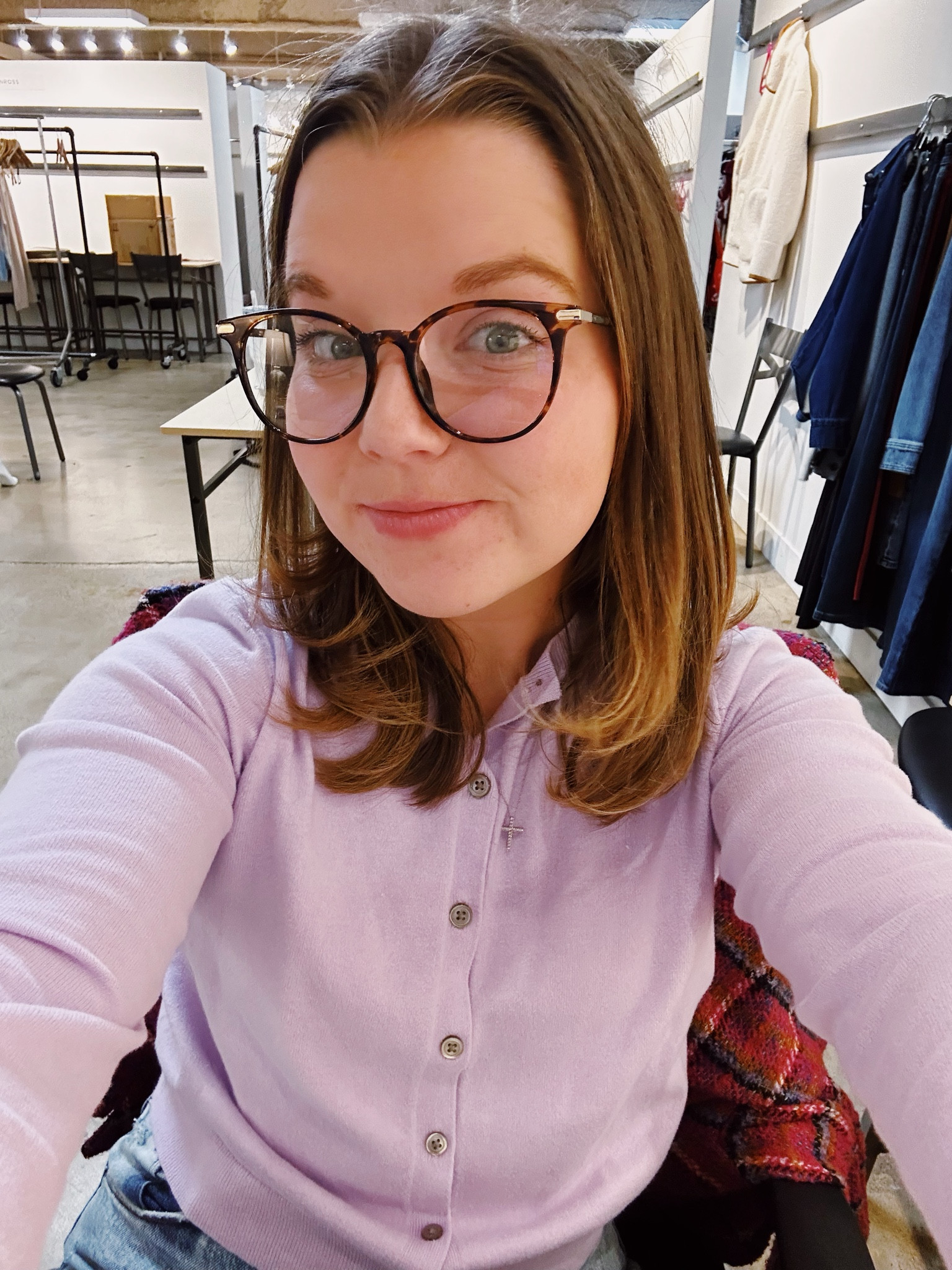 My blue light glasses and cardigan

#LTKFindsUnder50 #LTKWorkwear