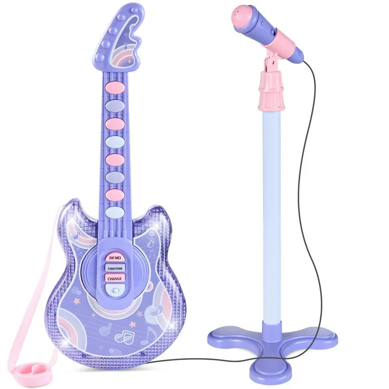 Best Choice Products 19in Kids Flash Guitar, Pretend Play Musical Instrument Toy for Toddlers w/ ... | Walmart (US)