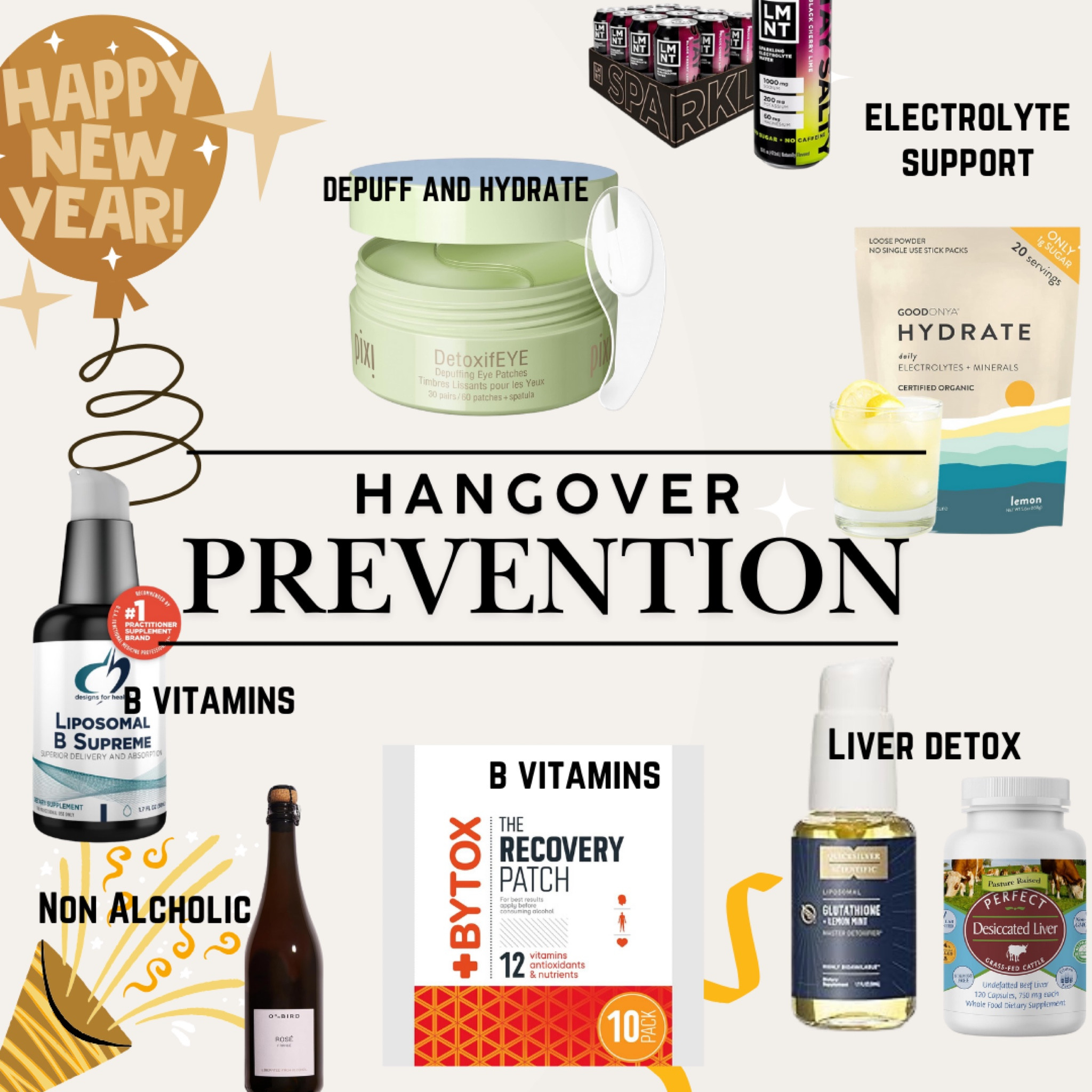 Set yourself up for success. Hangovers are so 2024 

#LTKOver40 #LTKActive #LTKHoliday