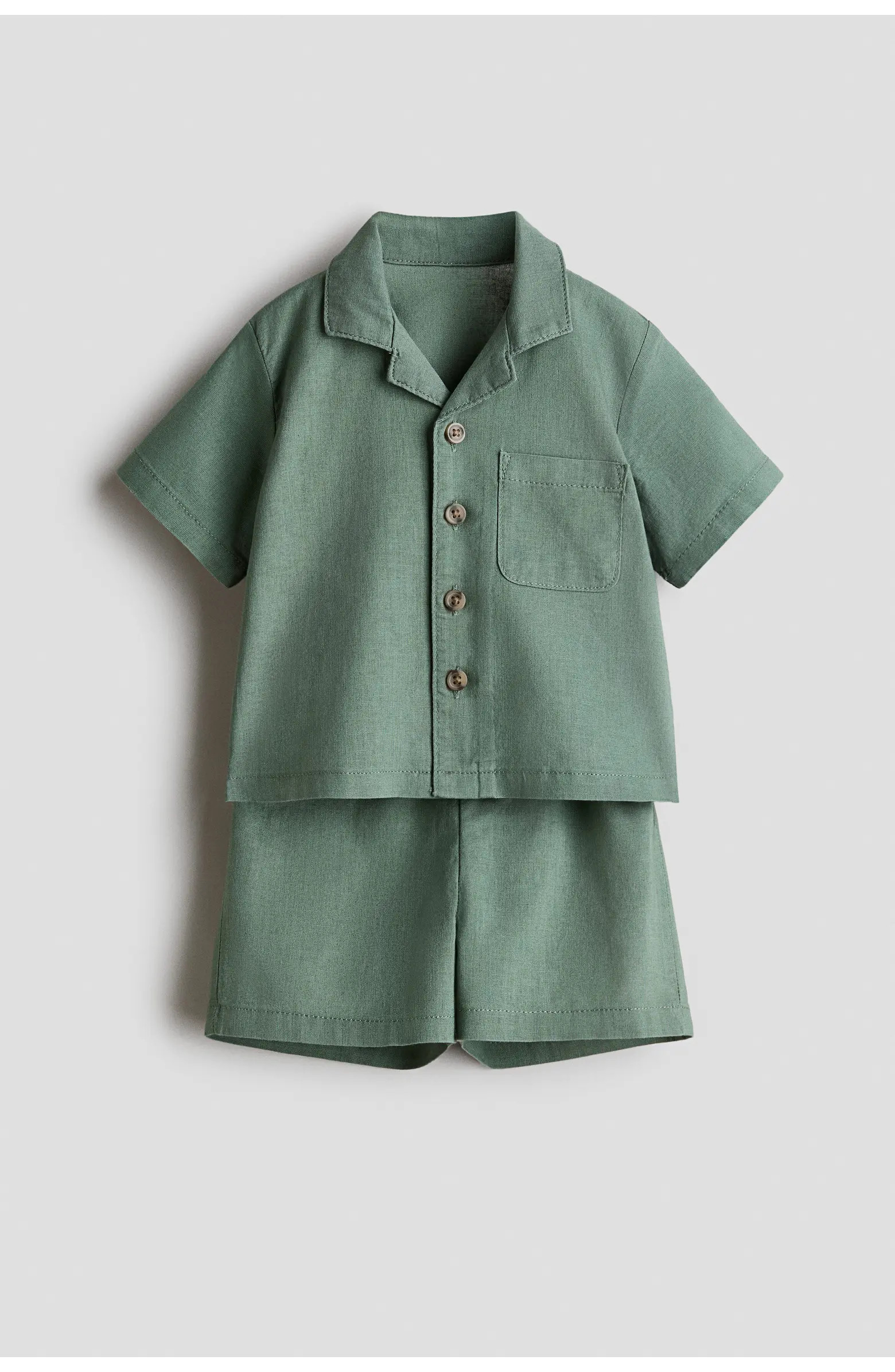 H&M 2-piece linen-blend set | Nordstrom | Nordstrom