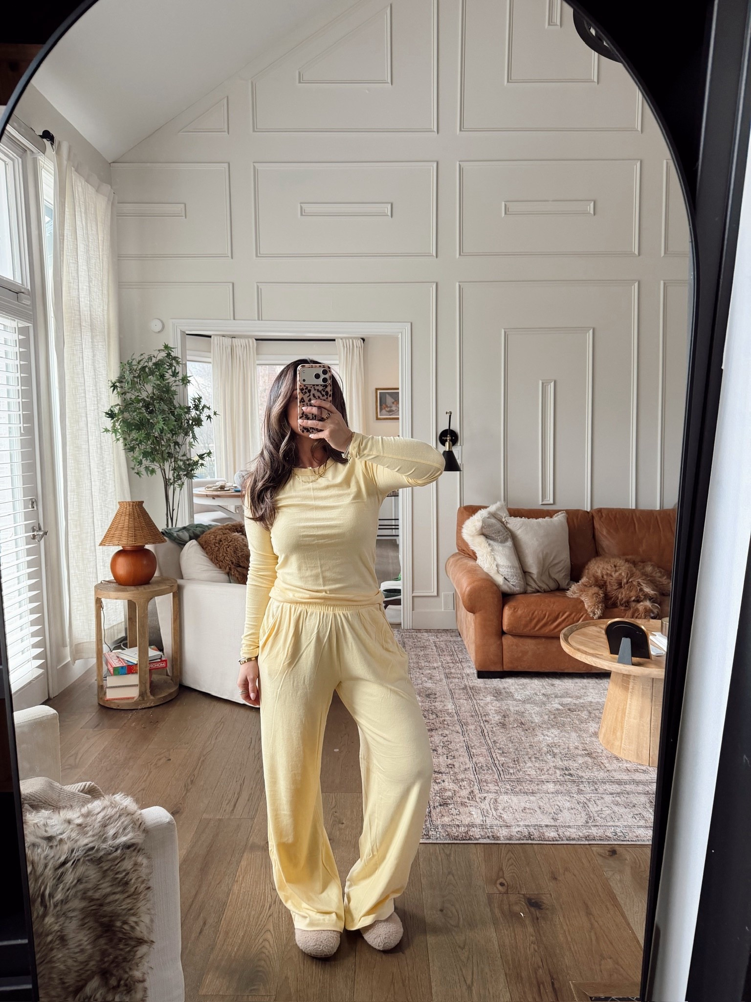 The set of my dreams! 🫶🏼✨ loving this yellow long sleeve and pant set 

#LTKootd #LTKgrwm #LTKActive