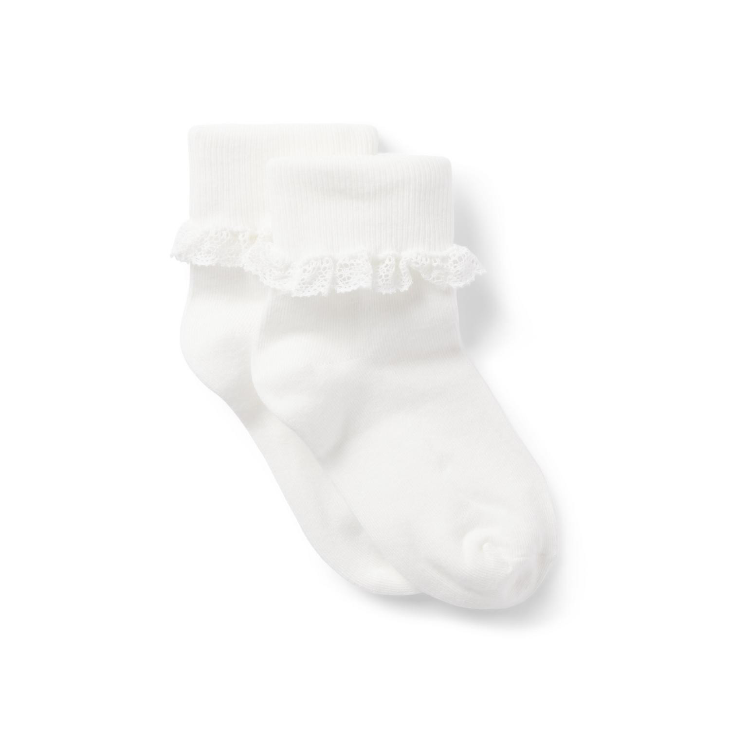 Lace Trim Sock | Janie and Jack