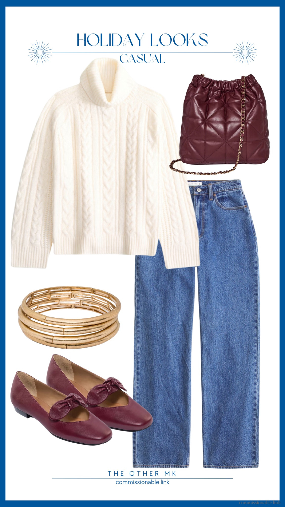 The perfect casual holiday look !!

Holiday look, outfit inspo, casual outfit inspo, white knitted sweater, cherry red 

#LTKStyleTip #LTKSeasonal #LTKHoliday