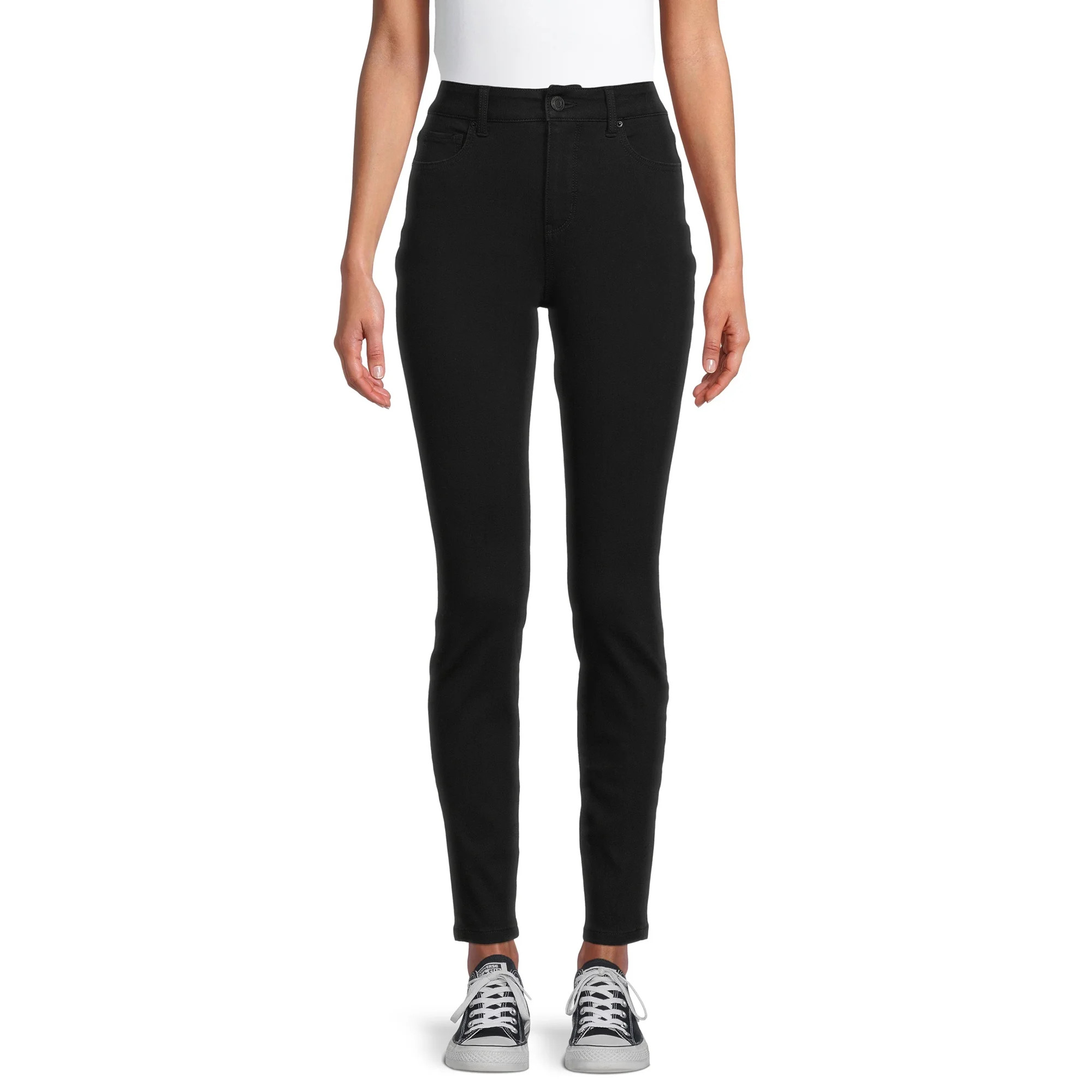Time and Tru Women's High Rise Skinny Jean | Walmart (US)