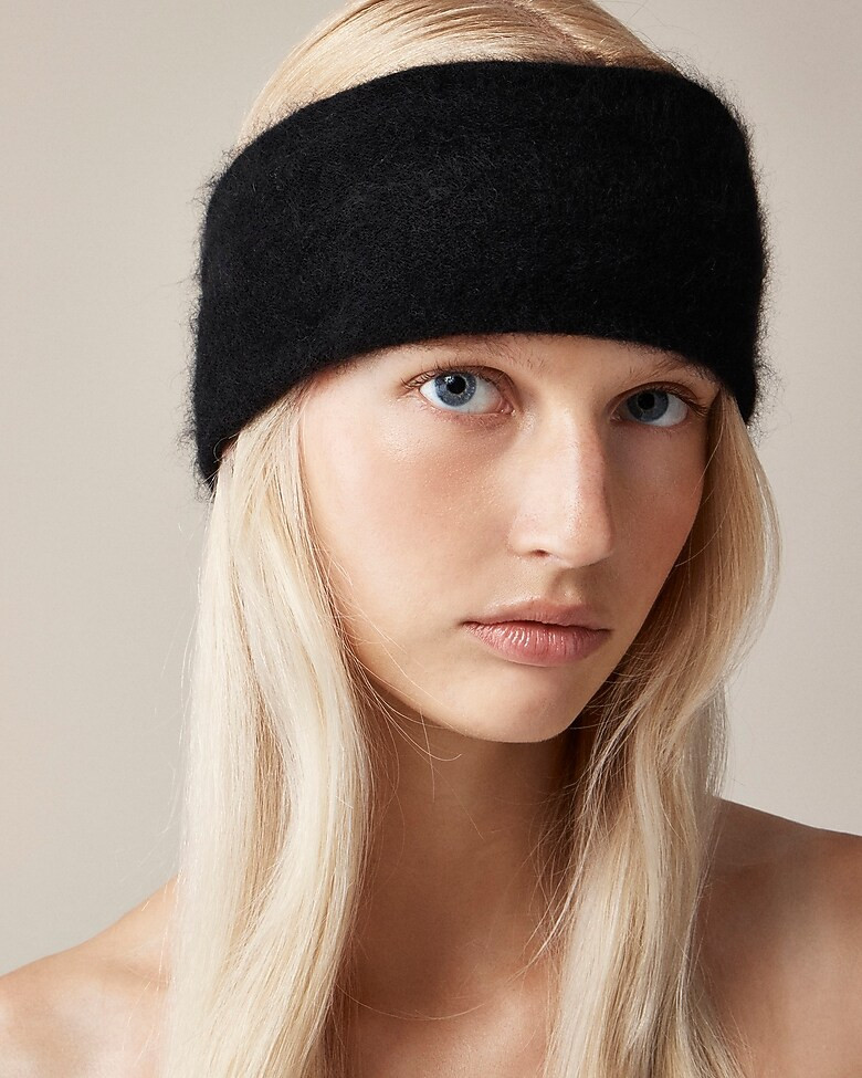 Brushed cashmere headband | J. Crew US