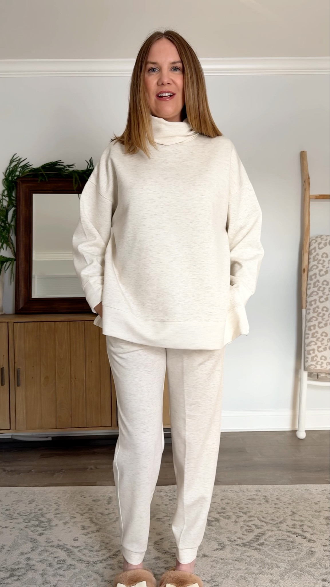 New Target set that’s totally giving Varley! Sweatshirt runs big. Several colors I have the pretty oatmeal and I love the side zipped on the sweatshirt!

#LTKGiftGuide #LTKOver40 #LTKmomlife