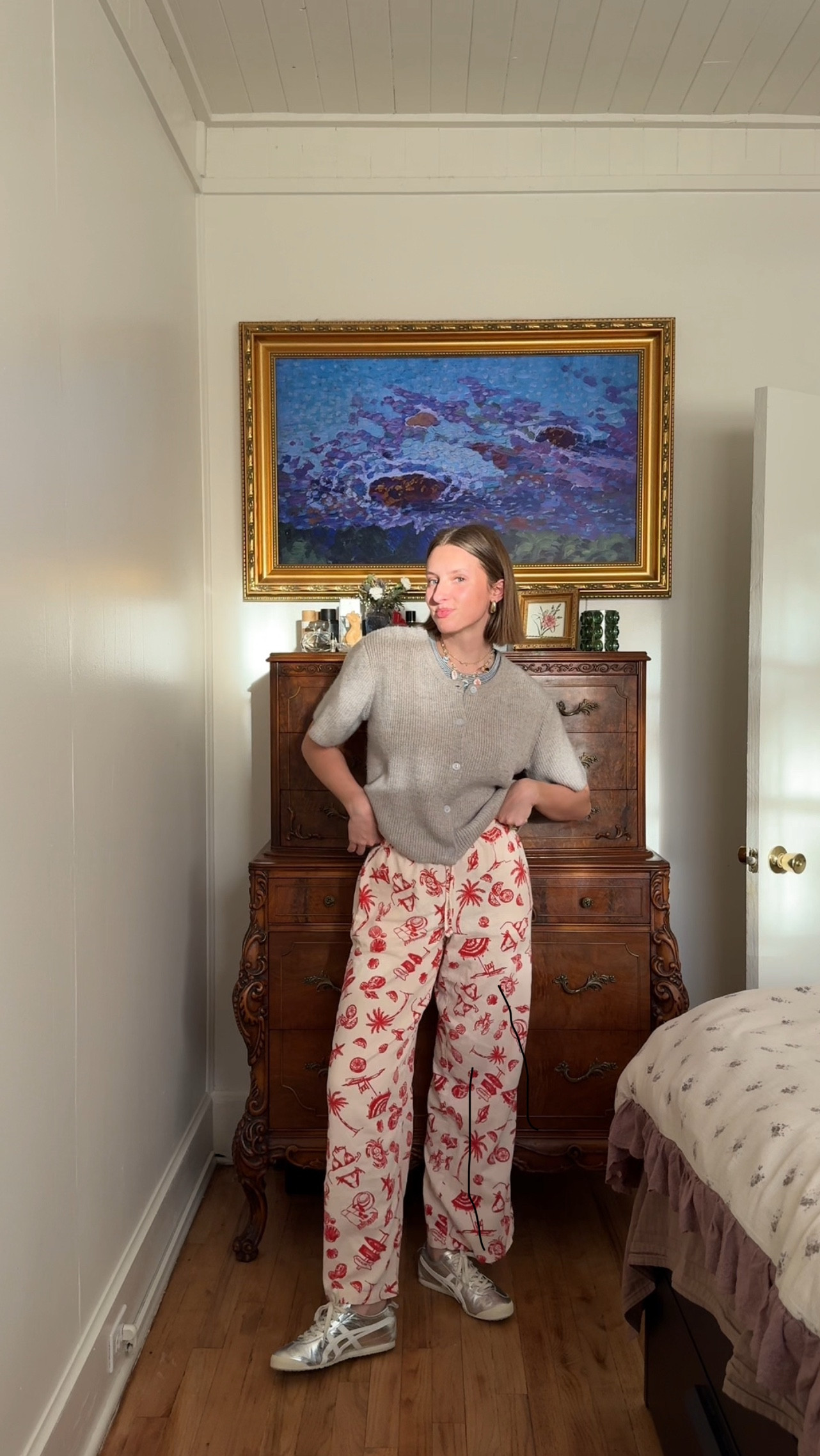 found the best filming location because it’s the only place i can get sun all the time🍓🥤🦞

pants (XS) & jewlery: @target (idk why i can’t find the pants) 
sweater (S): @Amazon Fashion 
under shirt (S): old @pacsun 
shoes: @Onitsuka Tiger 

#fyp #OOTD #styleinspo #springvibes #summerlooks #whatiwear #LTK #shopmycloset #outfitdiaries 

#LTKBeauty #LTKStyleTip #LTKFindsUnder100