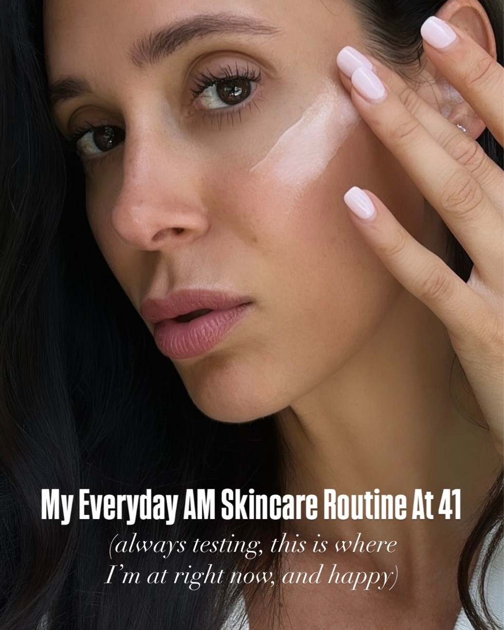 So excited to finally share this with you! 🫧🧼🧴My current skincare routine at 41…all the products to keep you glowing & aging gracefully 

#LTKBeauty #LTKOver40 #LTKselfcare