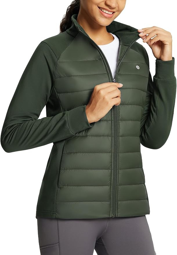 BALEAF Women's Lightweight Warm Jacket Running Insulated Water Resistant Fall Jackets Winter Hiki... | Amazon (US)