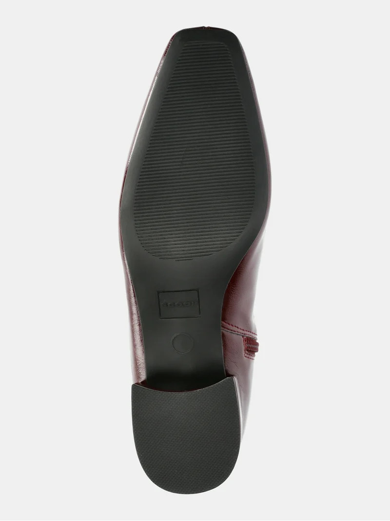 Scoop Women's Stretch Ankle Booties with Block Heel - Walmart.com | Walmart (US)