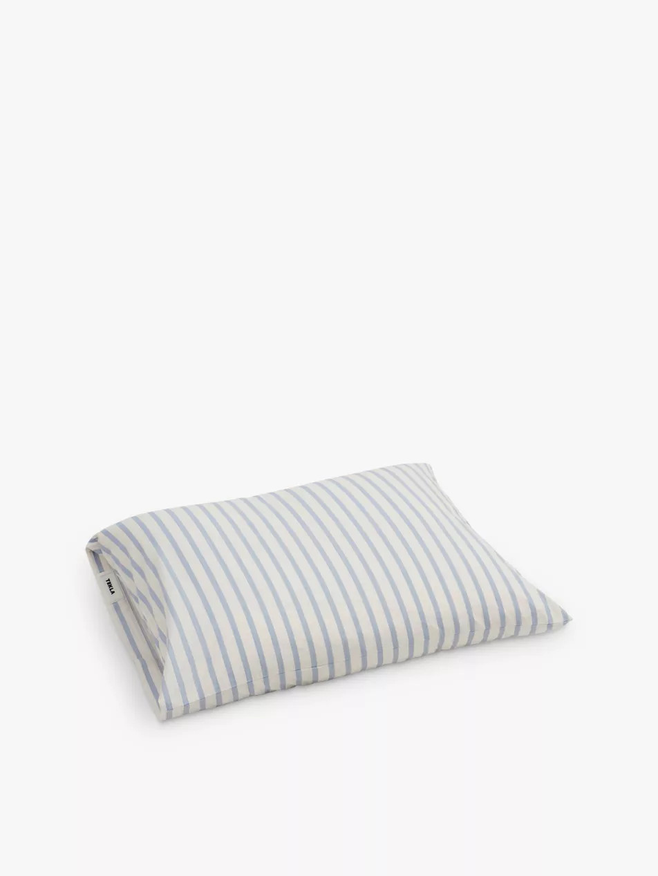 Percale double organic-cotton pillow sham 50cm x 75cm | Selfridges