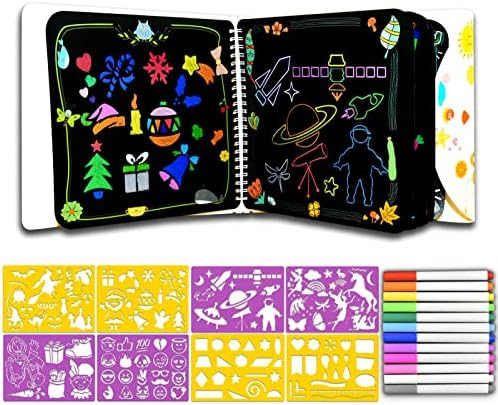 WBEJNIQ Kids Erasable Doodle Book Set Reusable erasable Doodle Book Kids Airplane Activities Kids... | Amazon (US)