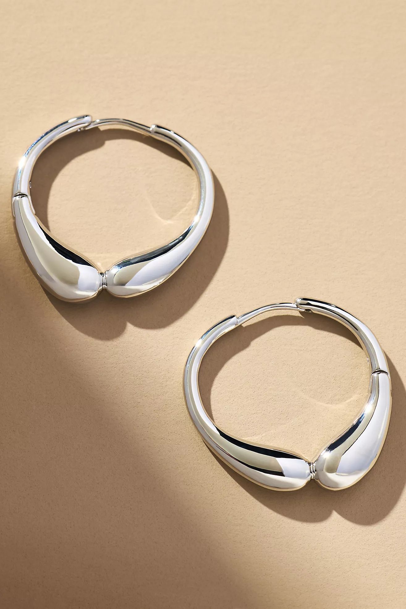 Double Bean Hoop Earrings | Anthropologie (UK)